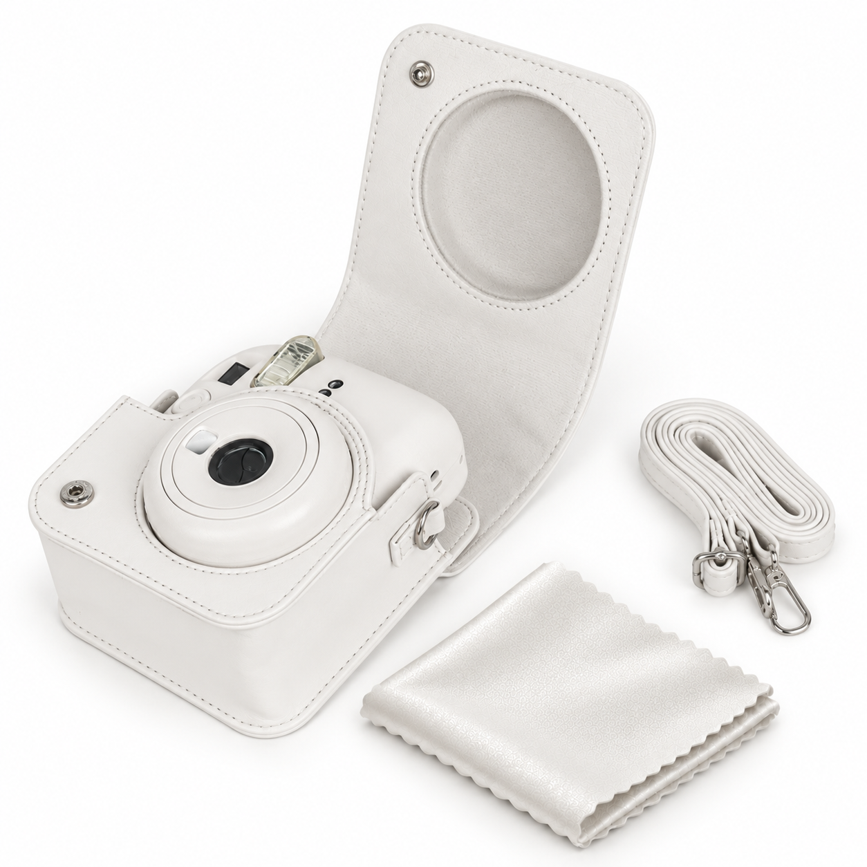 Чехол для фотоаппарата Fujifilm Instax Mini 13/12/11/9 Whitе + салфетка из микрофибры – фото, отзывы, характеристики в интернет-магазине MoreKitov МореКитов от продавца: MRK МРК| Купить в Украине: Киеве, Харькове, Львове 2 Чехол для фотоаппарата Fujifilm Instax Mini 13/12/11/9 Whitе + салфетка из микрофибры – фото, отзывы, характеристики в интернет-магазине MoreKitov МореКитов от продавца: MRK МРК| Купить в Украине: Киеве, Харькове, Львове 2